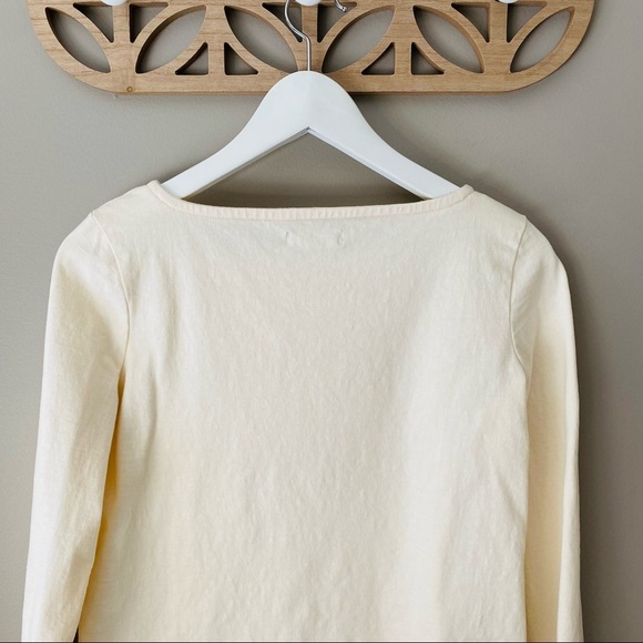 Madewell 'Queens' Graphic Top Cream Sz XS - Picture 8 of 9
